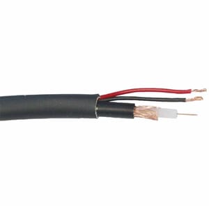 RG59B/U Kabel + 2 ledere 2x0,75mm2.