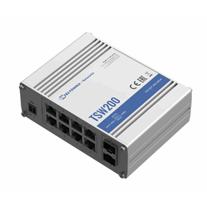 8 10/100/1000, 2 SFP ports PoE+ Switch