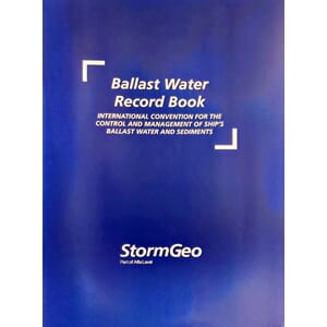 Ballast Water Record Book (inc. 2025 Regulations)