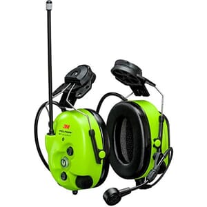 Peltor WS LiteCom Pro III 446 MHz Hi-Viz headset m/hjelmfeste