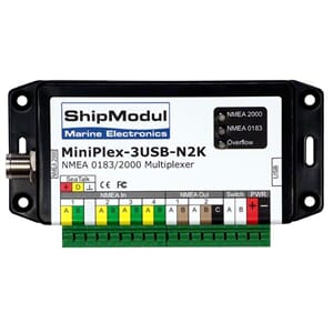 Miniplex 3USB-N2K NMEA Multiplexer, 4 inn og 2 utg